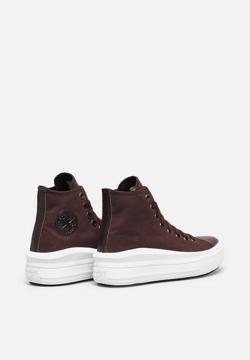 Converse - Chuck taylor all star move diamond metal platform hi - black currant/black/white - diamond metal