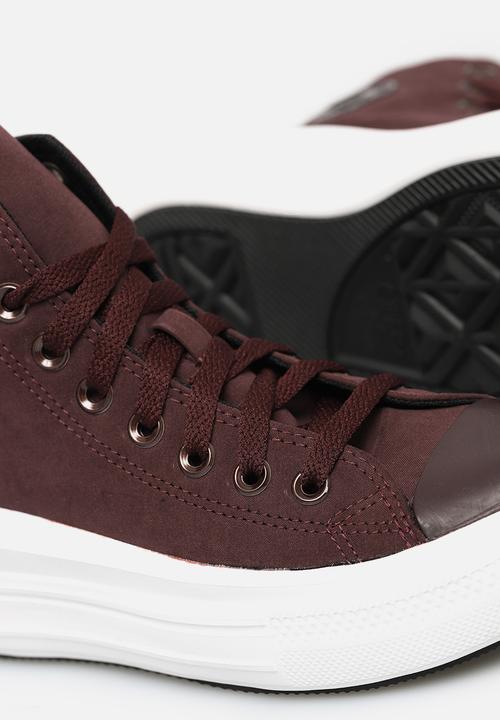 Converse - Chuck taylor all star move diamond metal platform hi - black currant/black/white - diamond metal