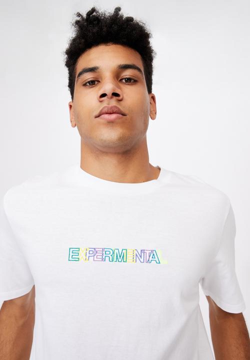 Factorie - Regular graphic T-shirt - white