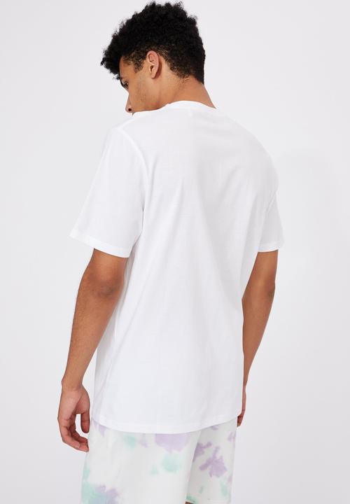 Factorie - Regular graphic T-shirt - white