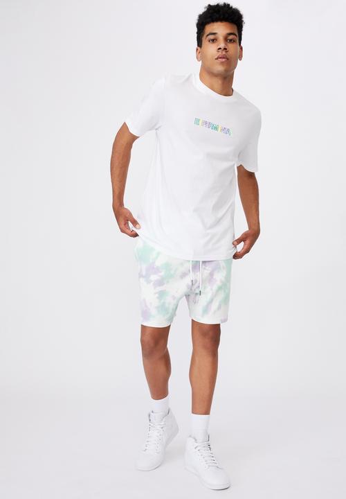 Factorie - Regular graphic T-shirt - white
