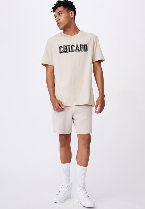 Factorie - Regular graphic T-shirt - beige