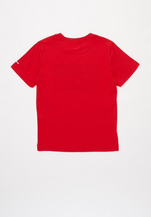 Converse - License plate tee - red