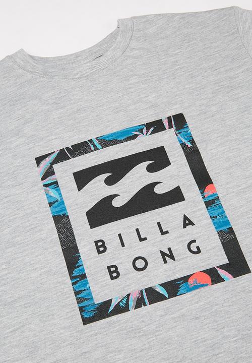 Billabong  - United stacked short sleeve tee - grey