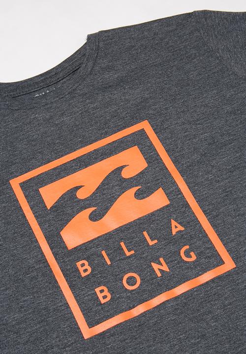 Billabong  - United stacked short sleeve tee - grey 