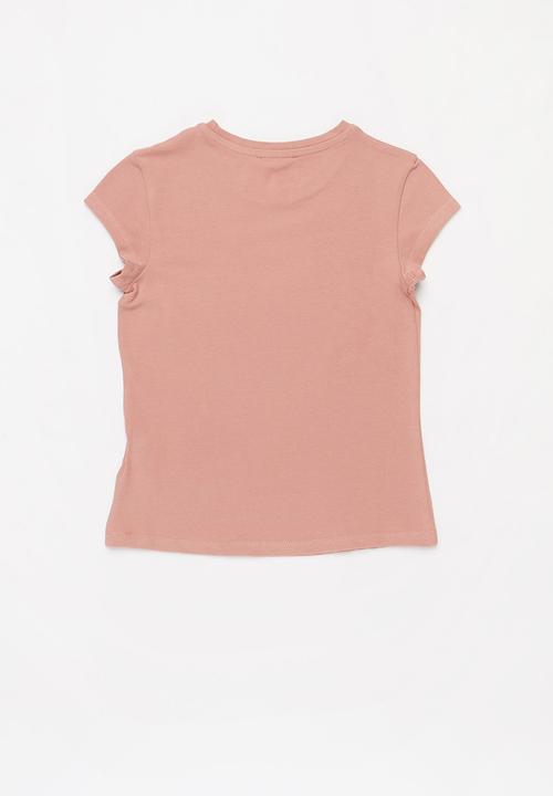 SISSY BOY - Donned in fabulous cap sleeve top - dusty pink