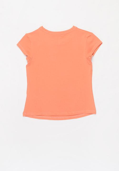 SISSY BOY - Never ever stopping cap sleeve top - coral