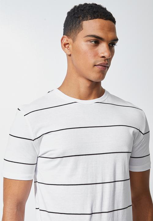 Superbalist - Nate short sleeve horizontal stripe tee - multi