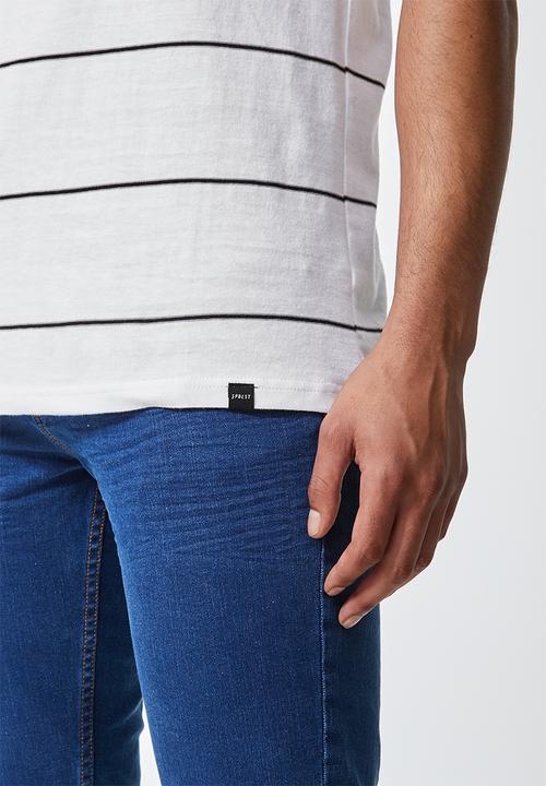 Superbalist - Nate short sleeve horizontal stripe tee - multi