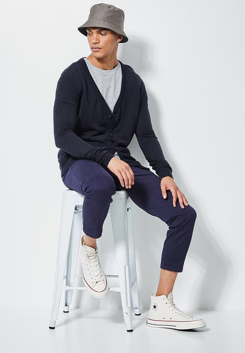 Superbalist - Lightweight buttonthrough cardi - navy