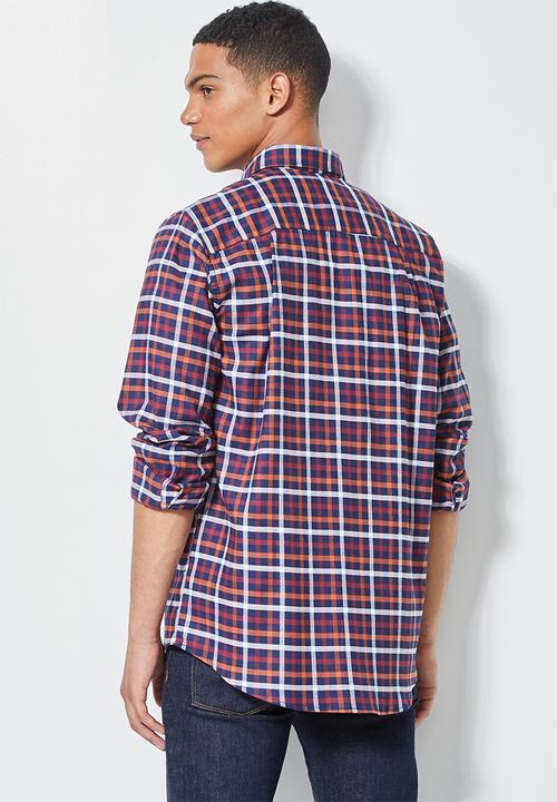 Superbalist - Barber regular fit check shirt - multi