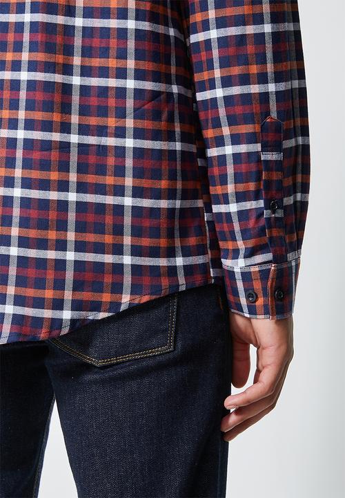Superbalist - Barber regular fit check shirt - multi