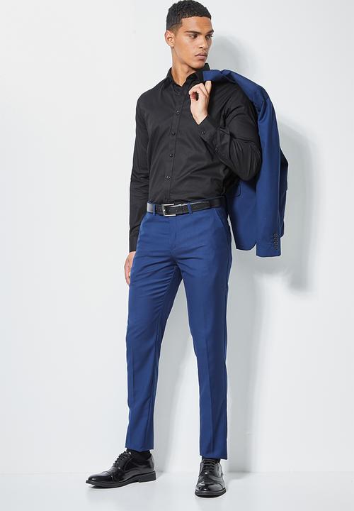 Superbalist - Jos slim fit long sleeve shirt - black
