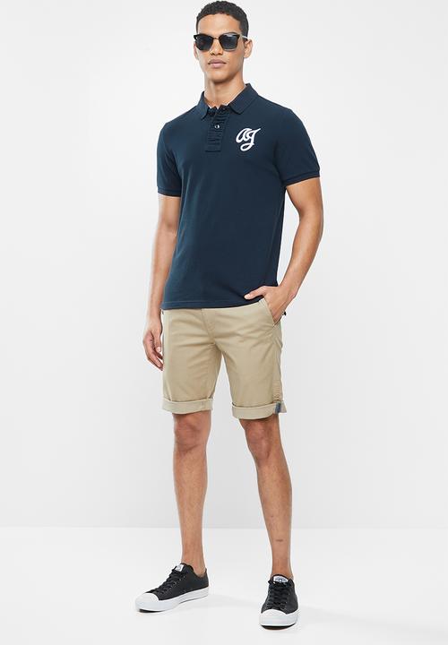 Aca Joe - Aca joe big aj logo golfer - navy