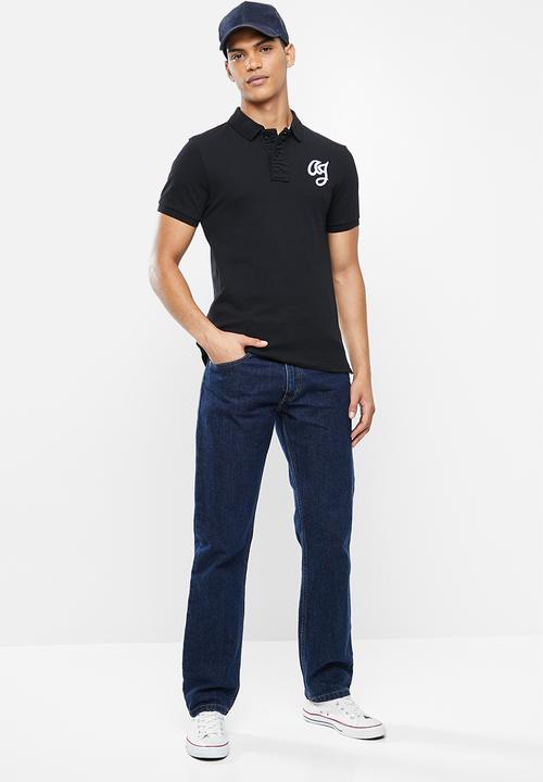 Aca Joe - Aca joe big aj logo golfer - black