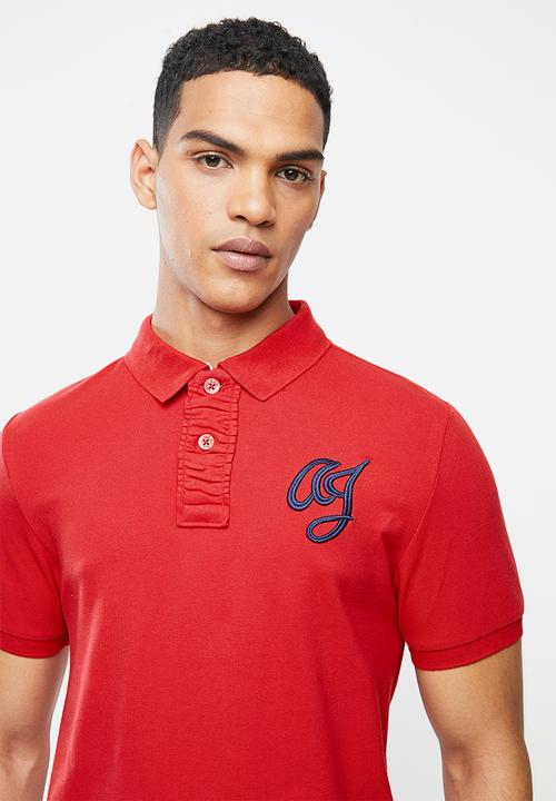 Aca Joe - Aca joe big aj logo golfer - red