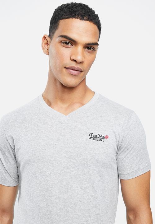 Aca Joe - Aca joe Vneck T-shirt - grey