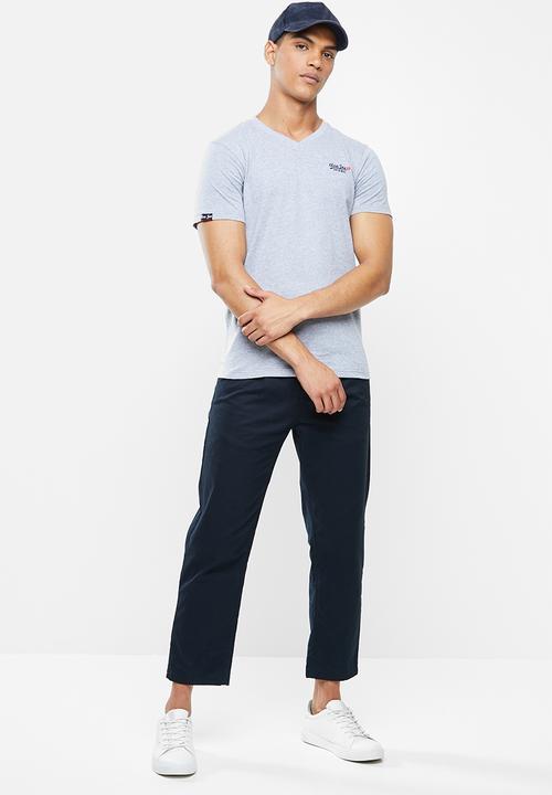 Aca Joe - Aca joe Vneck T-shirt - grey