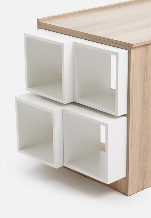 Sixth Floor - Study desk 50 white cubes