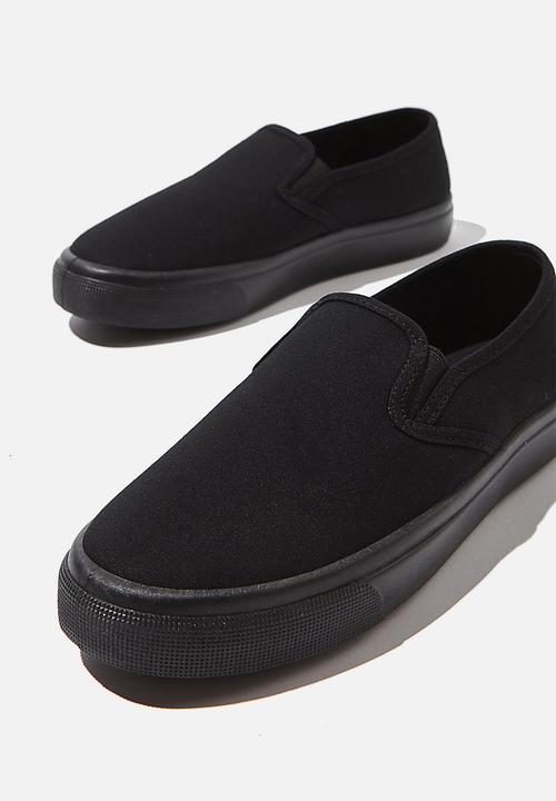 Cotton On - Harper slip on - black/black