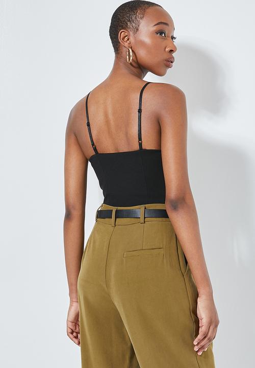 Superbalist - Ponti corset cami - black