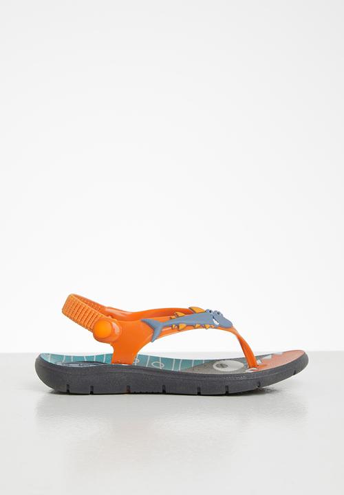 Klin - Aqua print sandal - orange