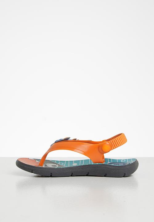 Klin - Aqua print sandal - orange
