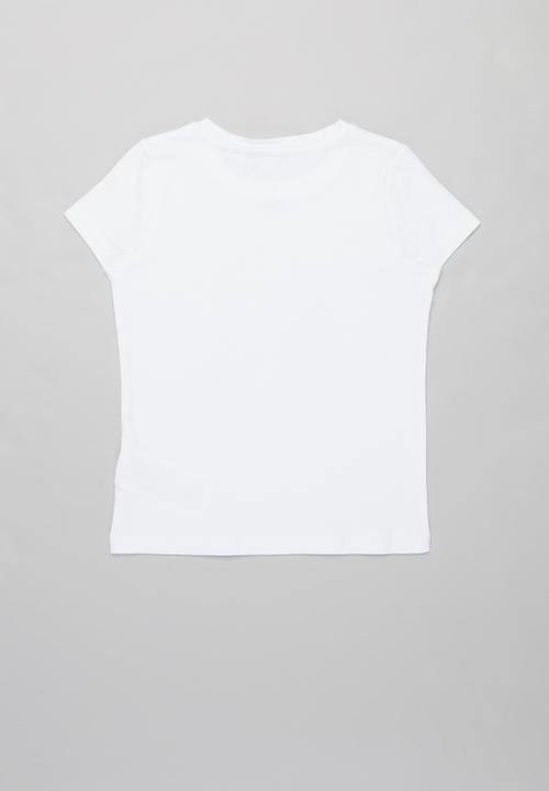 Name It - Jully printed short sleeve tee - white