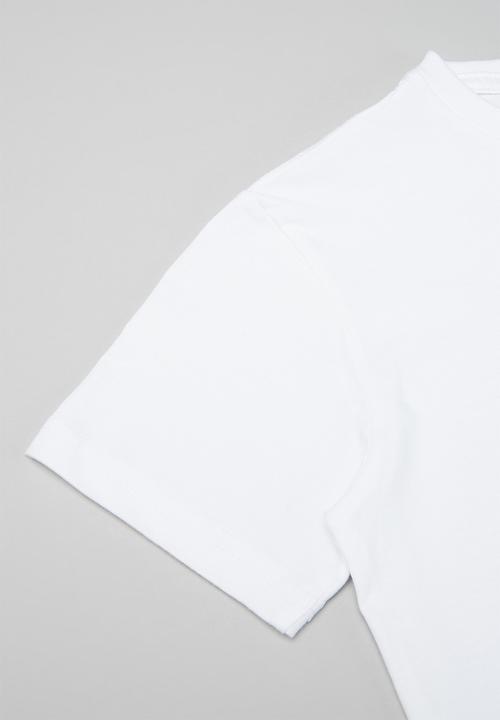 Billabong  - Die cut short sleeve tee - white