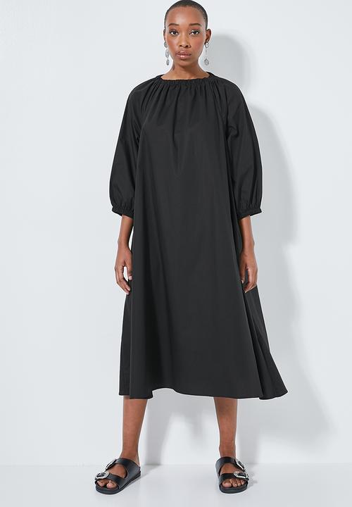 Superbalist - Volume midi with pockets - black