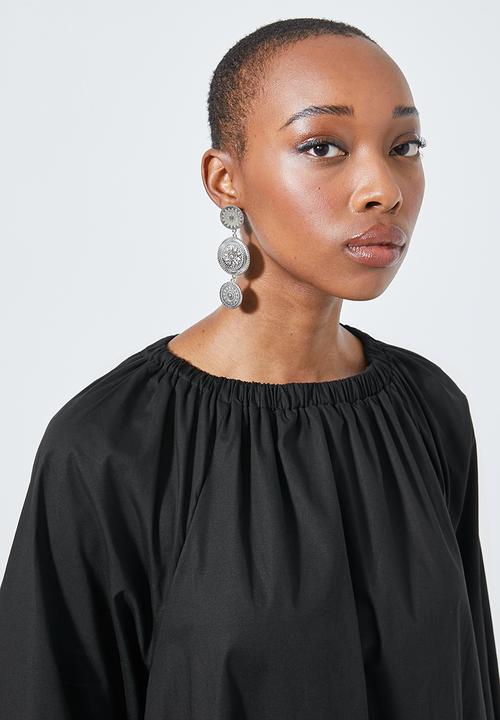 Superbalist - Volume midi with pockets - black