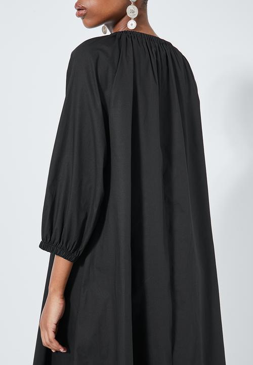 Superbalist - Volume midi with pockets - black