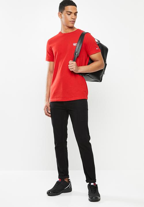 Tommy Hilfiger - Tjm chest logo tee - red