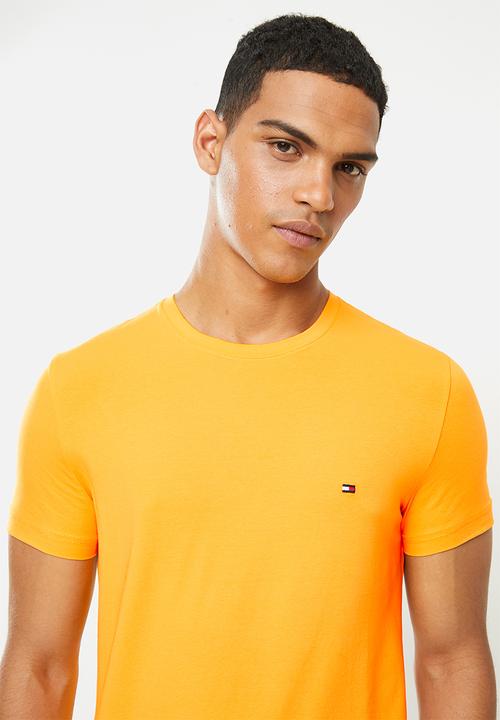 Tommy Hilfiger - Stretch slim fit tee - yellow