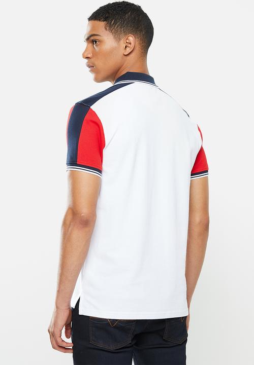 POLO - Nikos fashion up custom fit golfer - white