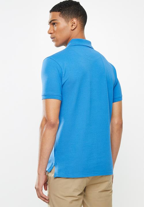 POLO - Carter custom fit pique golfer - blue