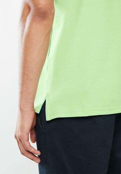 POLO - Carter custom fit pique golfer - green