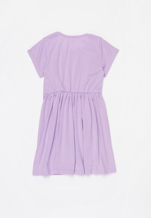 Pop Candy - Frill detail dress - purple