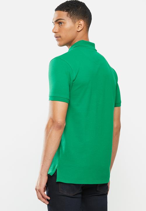 POLO - Carter custom fit pique golfer - green