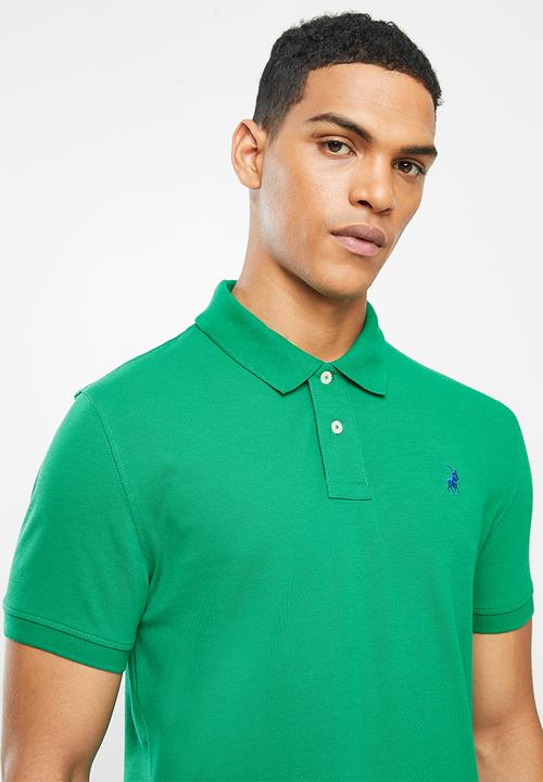 POLO - Carter custom fit pique golfer - green