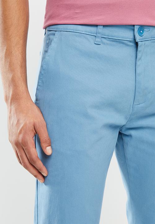 POLO - Milan perfect chino straight fit chino - blue