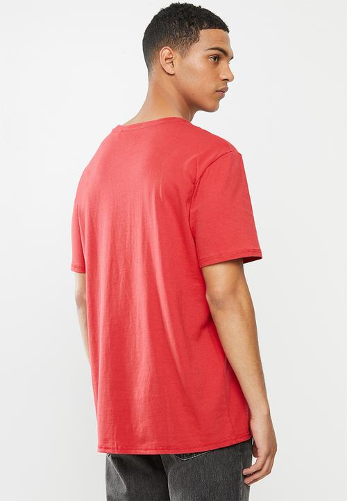GUESS - Guess ss g print tee - red