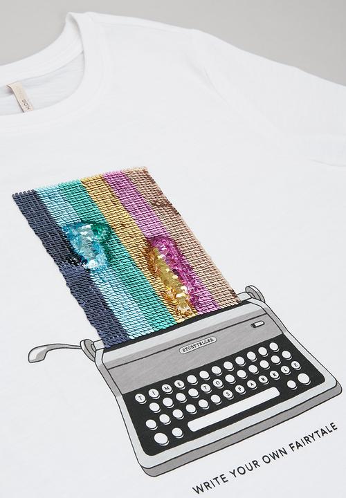 KIDS ONLY - Collie life boxy tee - white