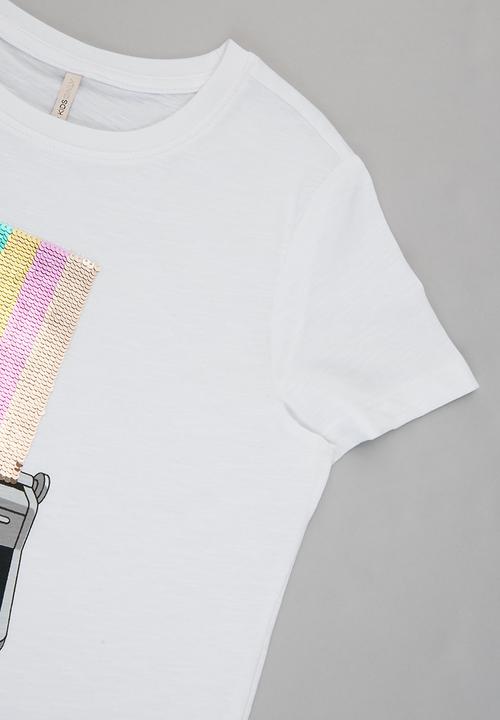 KIDS ONLY - Collie life boxy tee - white