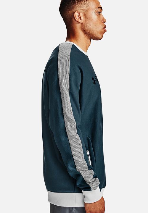 Under Armour - Ua rival fleece amp crew - teal