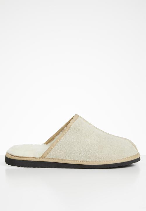 Karu - Mule suede wool inner slipper - sand