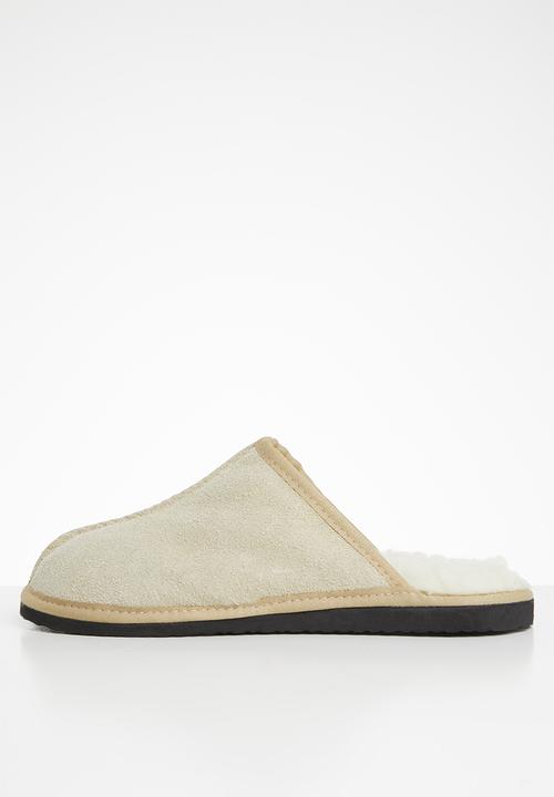 Karu - Mule suede wool inner slipper - sand