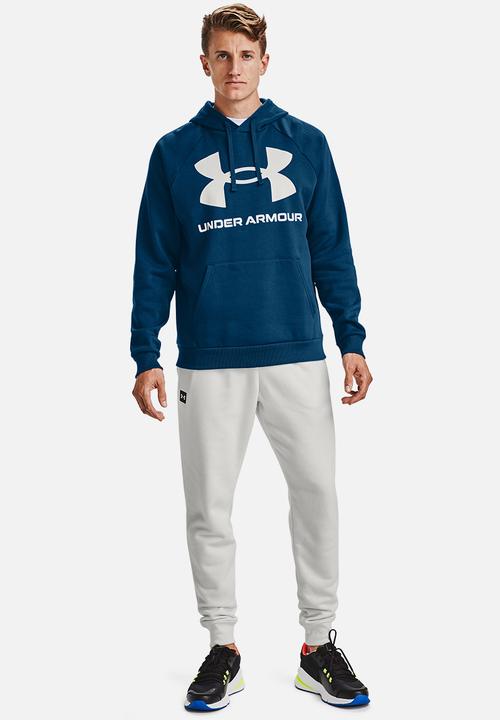 Under Armour - Ua rival fleece big logo hd - chambray blue