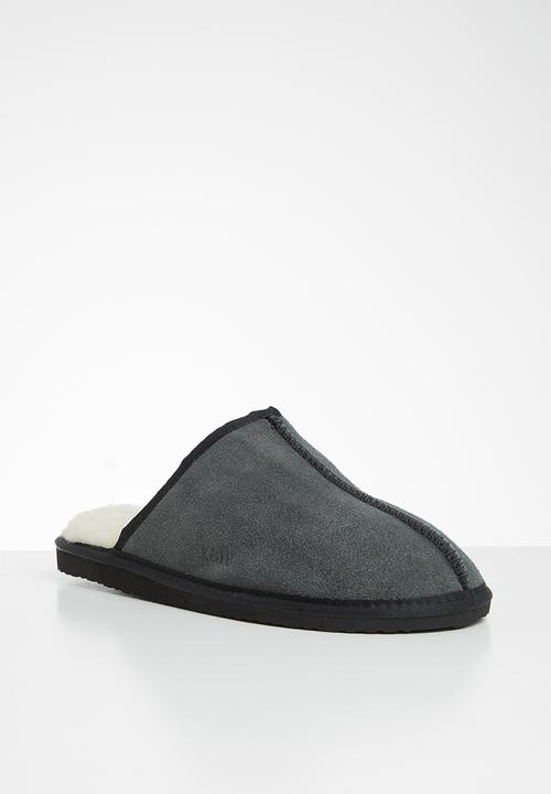 Karu - Mule suede wool inner slipper - dark grey