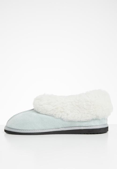 Karu - Cosy suede wool inner slipper - grey
